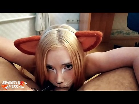 ❤️ Kitsune ingoia il cazzo e sborra in bocca Sessoal it.naughtyhentai.ru ❌️